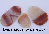 NGP895 5PCS 30-45mm*40-65mm freeform agate druzy geode gemstone pendants