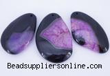 NGP903 5PCS 35-45mm*55-70mm freeform agate druzy geode gemstone pendants