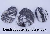 NGP948 5PCS 30-48mm*45-60mm freeform zebra jasper gemstone pendants