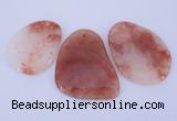 NGP950 5PCS 35-55mm*50-65mm freeform red quartz gemstone pendants