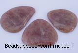 NGP956 5PCS 35-50mm*50-60mm freeform quartz gemstone pendants