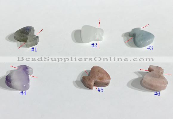 NGP9736 11*11mm  mixed gemstone pendants wholesale