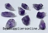 NGP9750 10*16mm-18*25mm freeform amethyst pendants wholesale