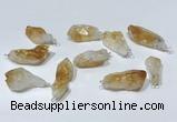 NGP9755 10*16mm-18*25mm freeform citrine pendants wholesale