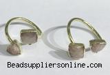 NGR1090 8mm faceted freeform moonstone gemstone rings wholesale