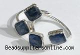 NGR1092 8mm square kyanite gemstone rings wholesale