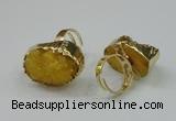 NGR159 22*30mm - 25*30mm freeform druzy agate rings wholesale