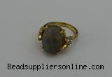 NGR2075 10*15mm faceted oval labradorite gemstone rings