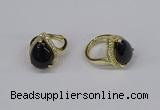 NGR258 13*18mm teardrop agate gemstone rings wholesale