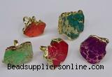 NGR269 22*30mm - 30*40mm freeform sea sediment jasper rings