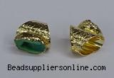 NGR377 15*20mm - 20*25mm freeform druzy agate rings wholesale