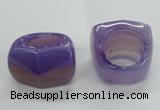 NGR41 20*30*35mm faceted freeform agate gemstone rings