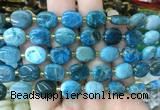 OVBS11 15 inches 8*12mm oval apatite gemstone beads wholesale