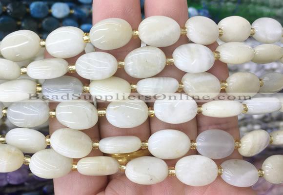 OVBS18 15 inches 10*14mm oval moonstone gemstone beads wholesale