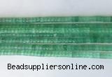 RBBS06 15 inches 2*4mm heishi green aventurine gemstone beads