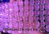 RBBS12 15 inches 8*12mm faceted wheel rose quartz gemstone beads