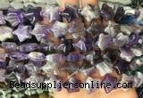 RGBS21 15 inches 16mm star dogtooth amethyst gemstone beads