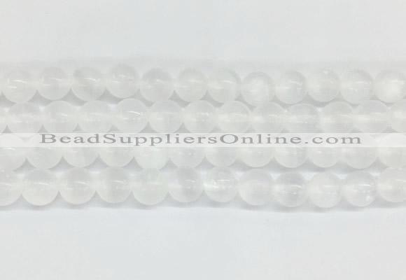 SEBS02 15 inches 8mm round selenite gemstone beads wholesale