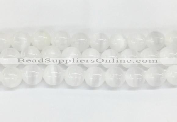 SEBS04 15 inches 12mm round selenite gemstone beads wholesale