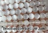 SEBS16 15 inches 8mm round selenite beads wholesale