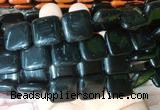 SRBS10 15 inches 20mm square black obsidian gemstone beads wholesale