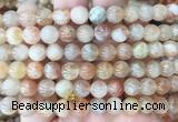 SSBS07 15 inches 8mm round sunstone beads wholesale