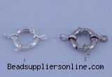 SSC203 5pcs 13.5mm 925 sterling silver spring rings clasps