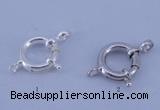 SSC206 5pcs 12mm 925 sterling silver spring rings clasps