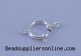 SSC207 5pcs 12.5mm 925 sterling silver spring rings clasps