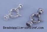 SSC213 5pcs 12mm sterling silver spring rings clasps