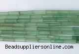 TBBS11 15 inches 4*13mm tube green aventurine jade gemstone beads