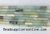 TBBS29 15 inches 4*13mm tube colorful amazonite gemstone beads