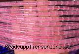 TBBS62 15 inches 5*7mm tube rose quartz gemstone beads wholesale