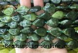 TRBS41 15 inches 13*18mm flat teardrop taiwan jade gemstone beads