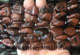 TRBS45 15 inches 13*18mm flat teardrop mahogany obsidian gemstone beads