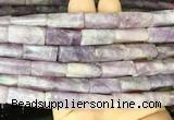 TWBS04 15 inches 9*20mm twist column lepidolite gemstone beads